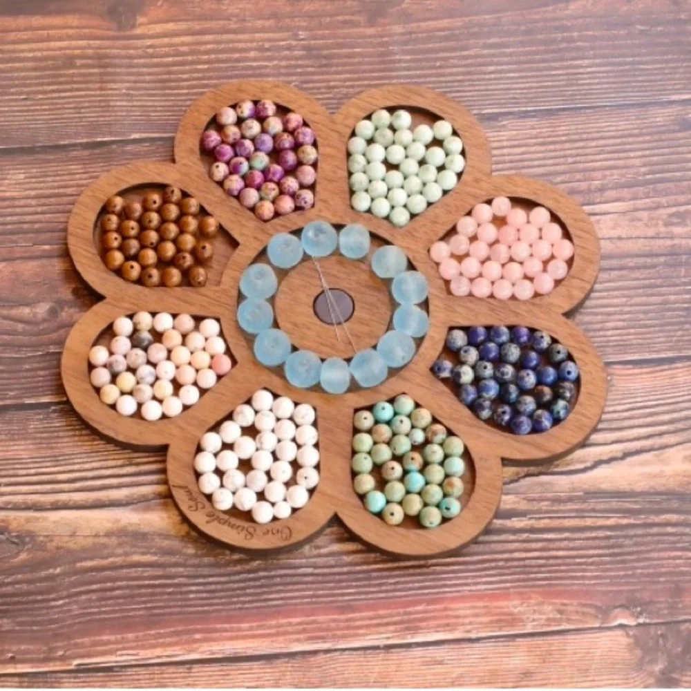 Jewelry beading board for jewelry making. Wooden bead board NWOT - Picture 4 of 6